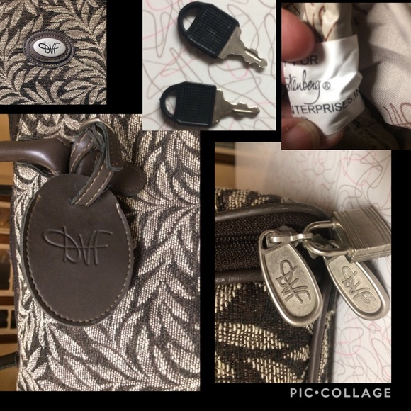 DVF OVERNIGHT/WEEKENDER TRAVEL BAG. - Picture 2 of 8